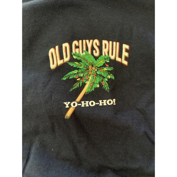 Old Guys Rule T Shirt for Men ~ Yo-Ho-Ho ~ Med. Navy ~ Dads Holidays Shirt ~ New - Picture 11 of 14